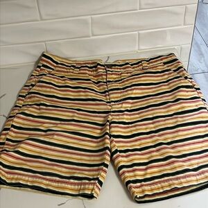 Yellow, Red, Gold & Black Shorts
